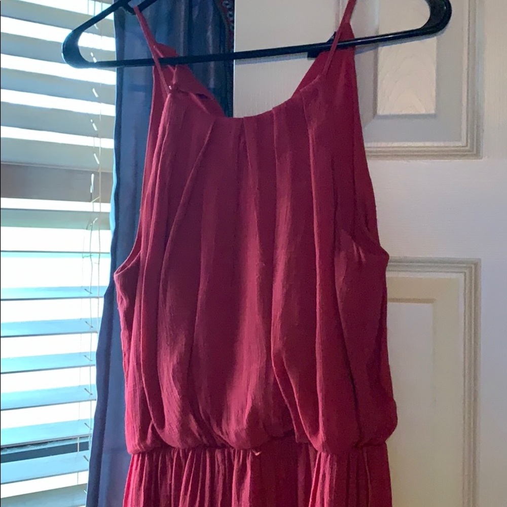 Rust Colored Maxi Dress